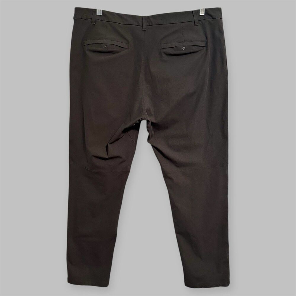 Lululemon Commission Pants Mens 40 Gray Classic Fit Stretch Comfort Casual - Picture 4 of 15